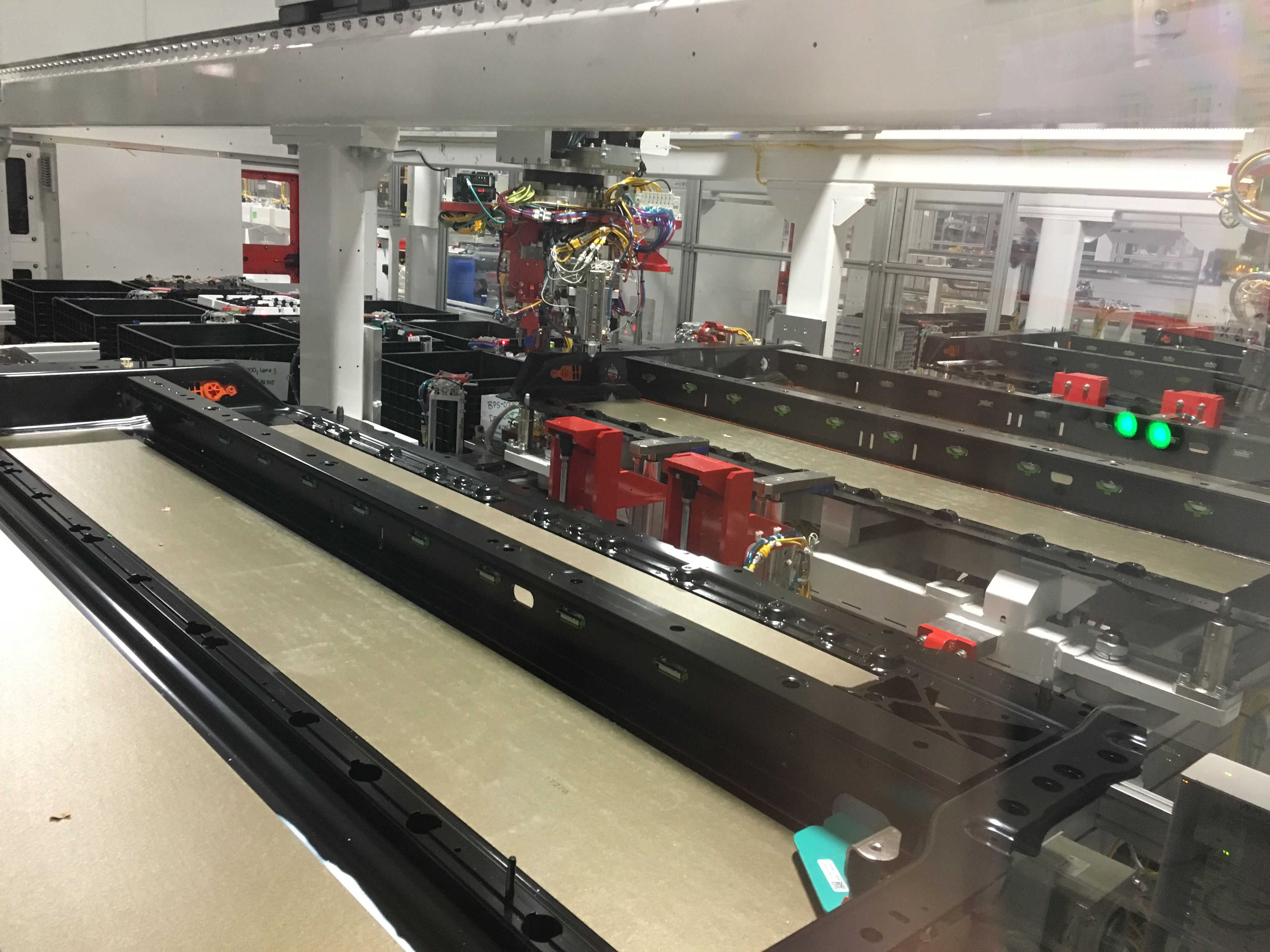 Tesla tray line