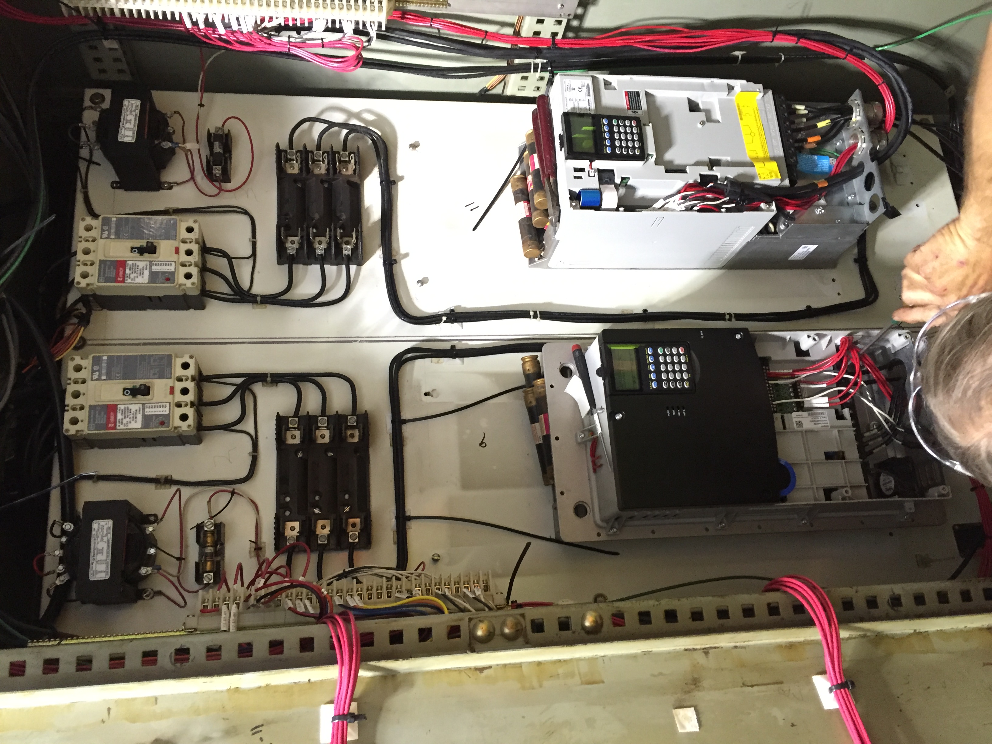 Wastewater pump station VFDs